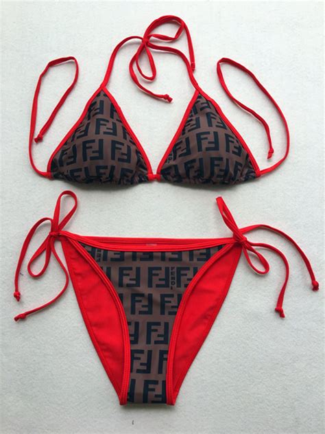 fake fendi swimsuit|fendi bikini orange.